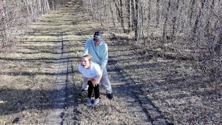 Hiking While Being Watched By a Drone and Dirty Shower After